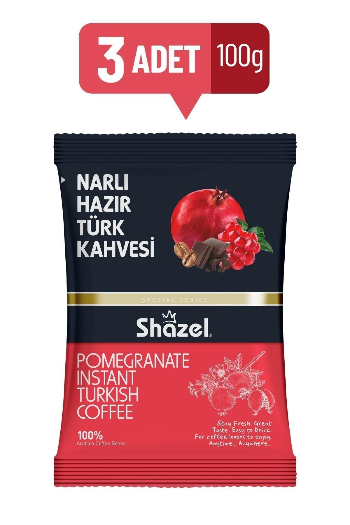 Shazel-قهوة تركية سريعة التحضير مع الرمان 100 جرام 1