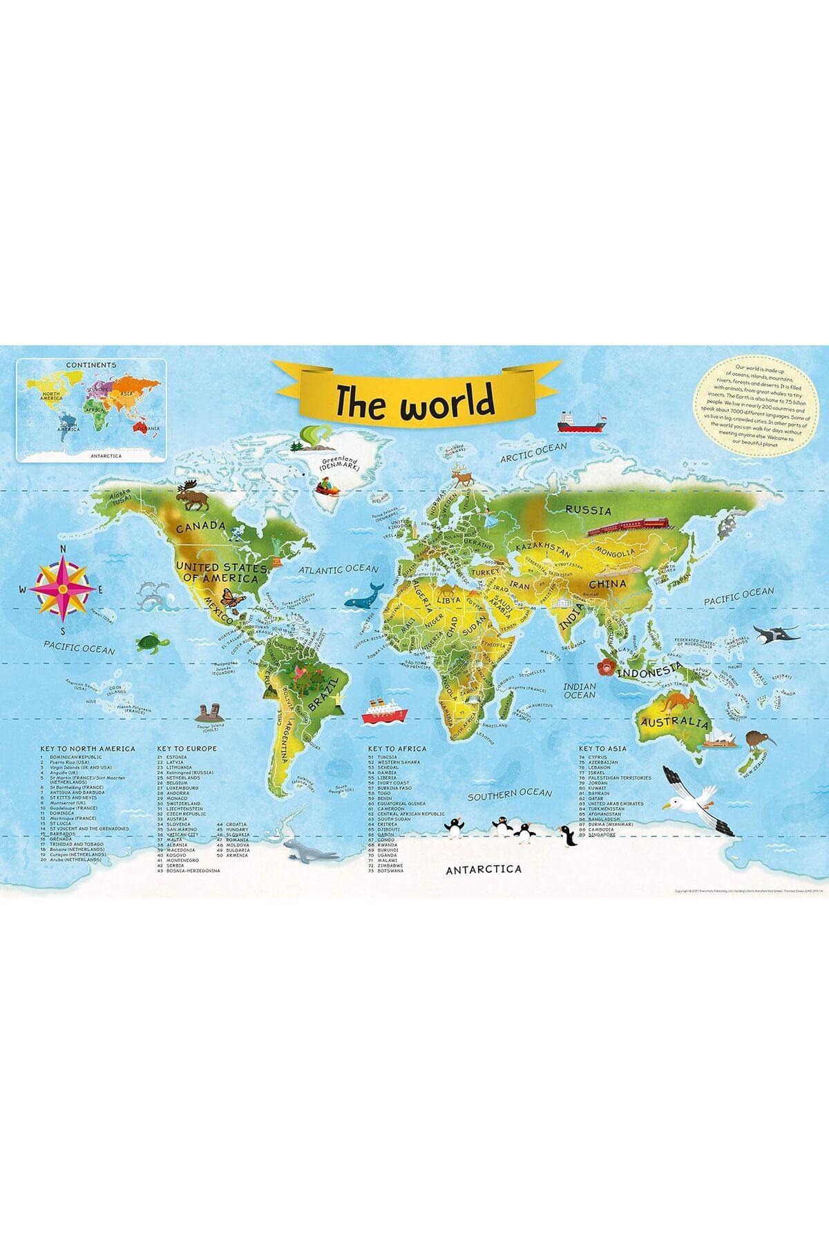 Penguin Books-First Atlas - 20 Great and One Lightweight World Map for Your Movement Tracks Included 4