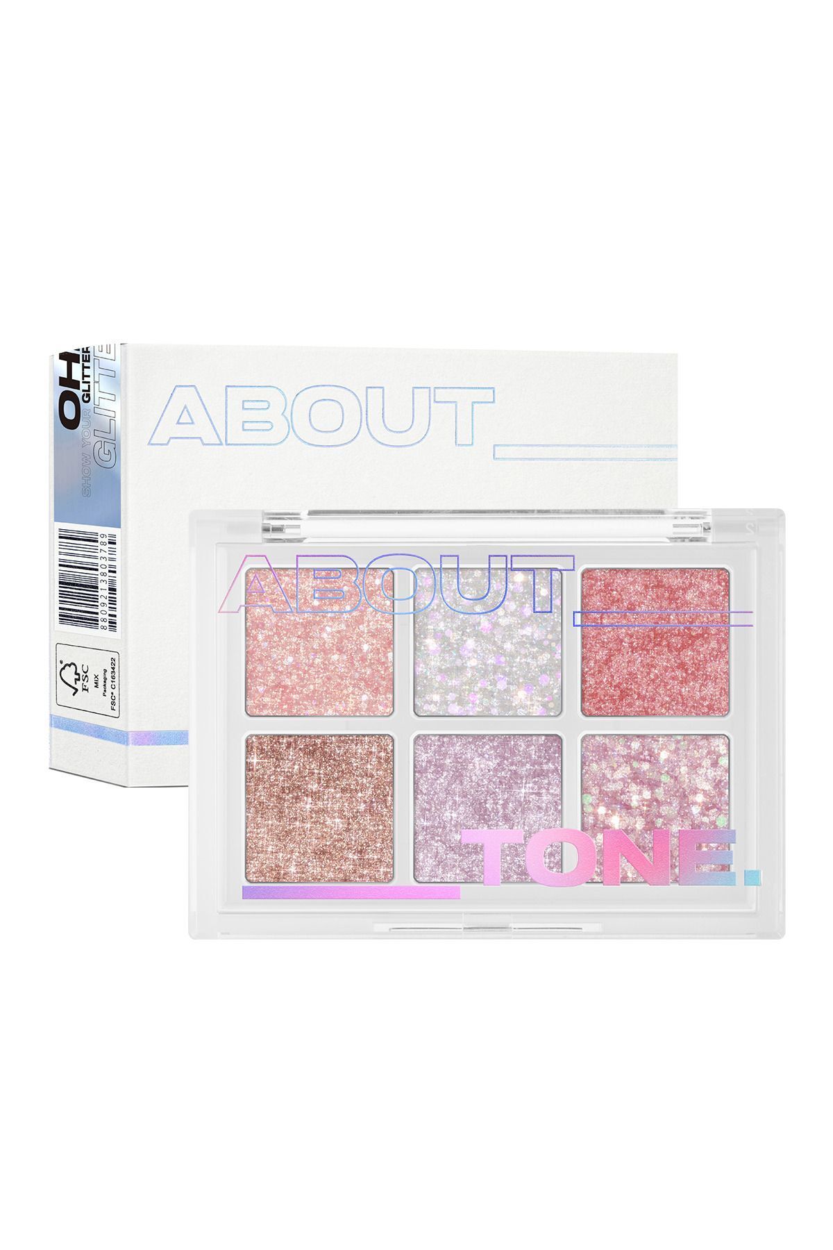 6’lı Yoğun Glitter Paleti Oh My Glitter Pop 02 My Fairy