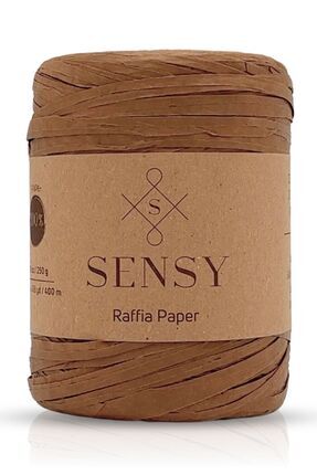 SENSY Premium 400 Metre Rafya Ip Çanta Ipi Raffia Ip Kağıt Ip Supla Ipi 250 G...