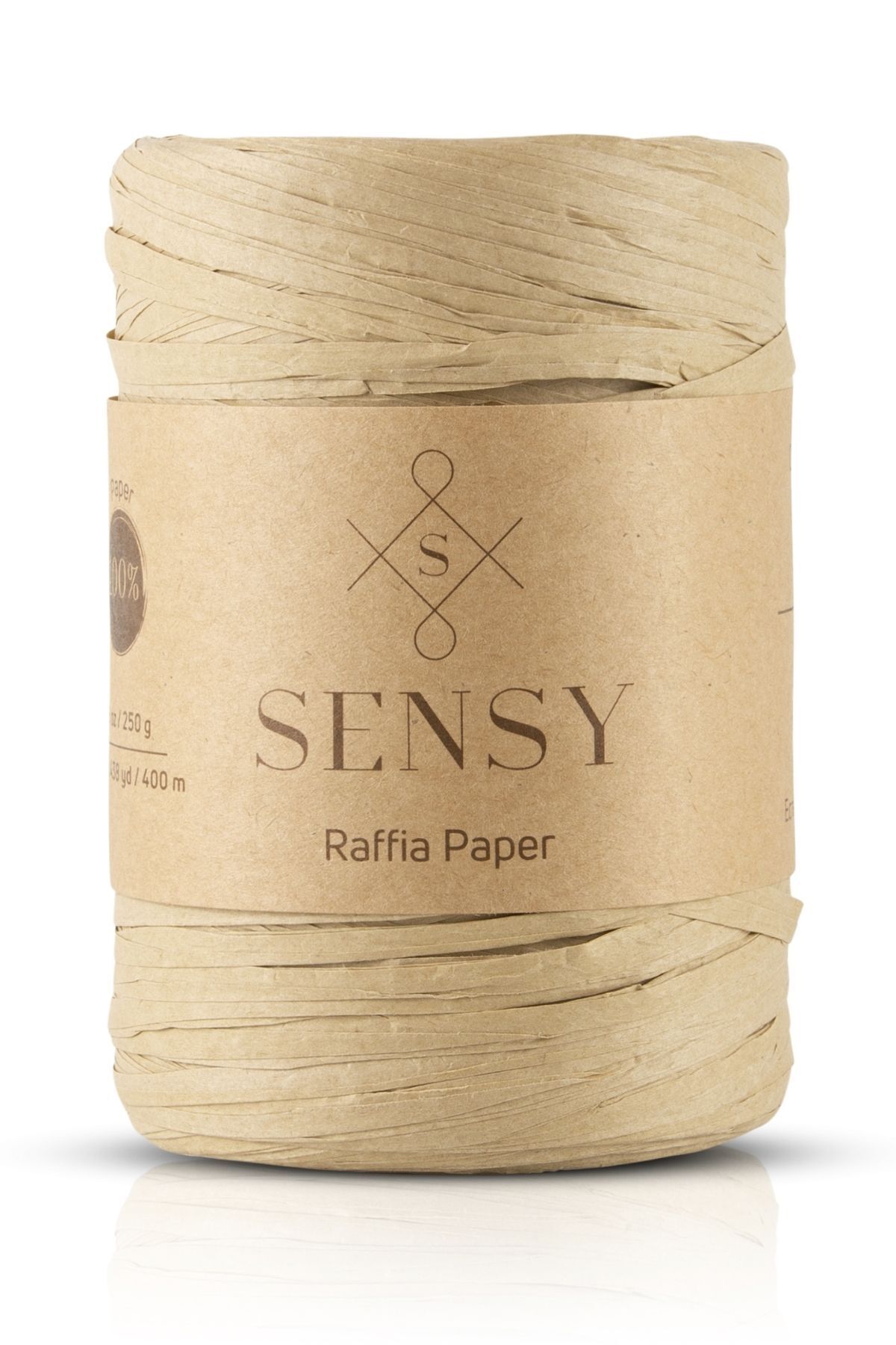 SENSY Premium 400 Metre Rafya Ip Çanta Ipi Raffia Ip Kağıt Ip Supla Ipi ...