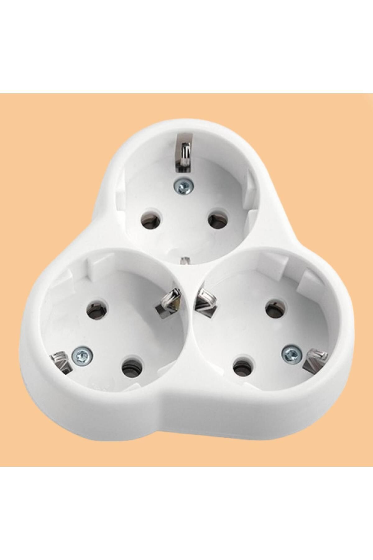 NZB-Golyat 3-Piece Group Socket Plug Socket Grounded Multiple Coupler Wireless Triangle 2