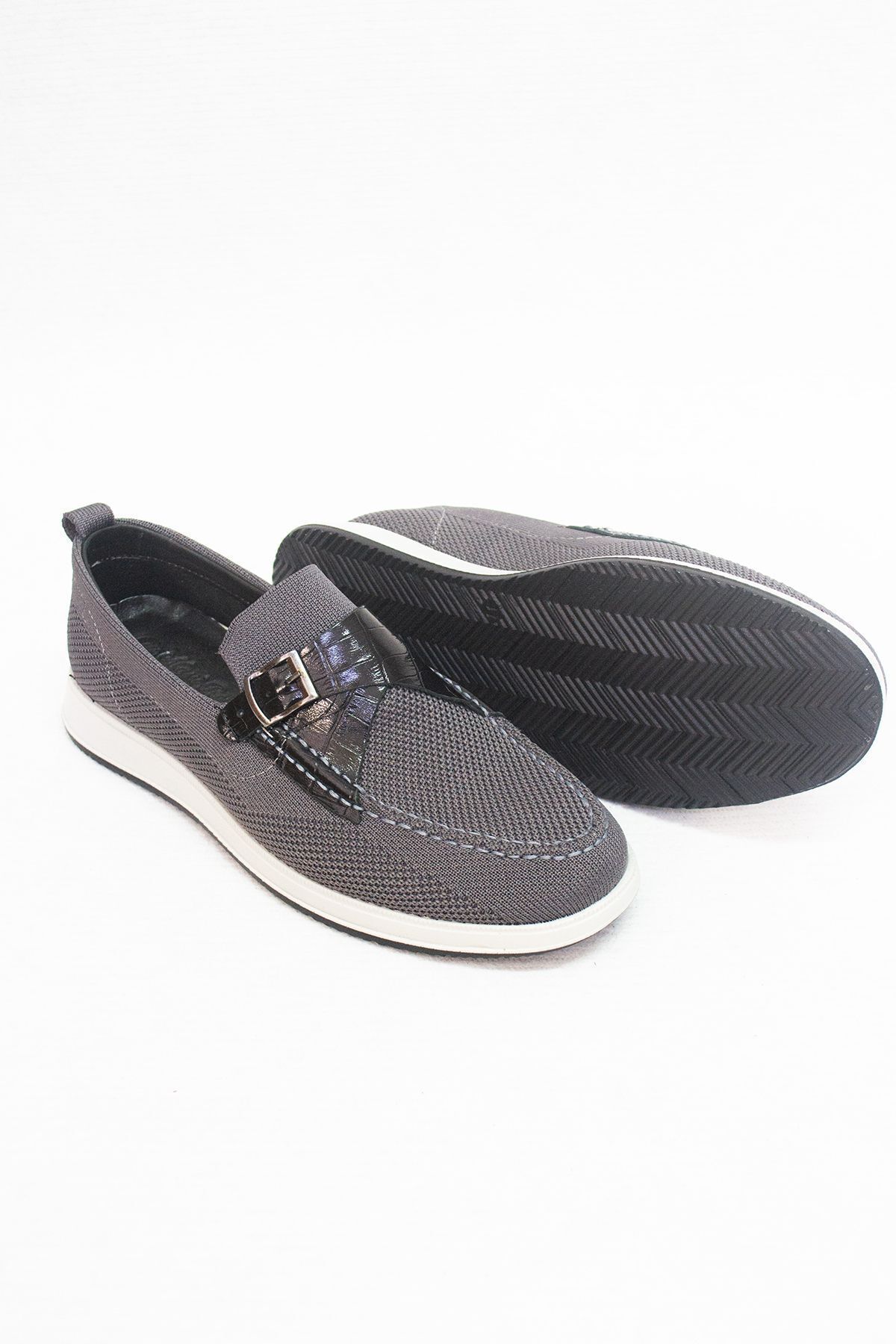 marco bufy-Knitwear Buckle Men's Shoes 3