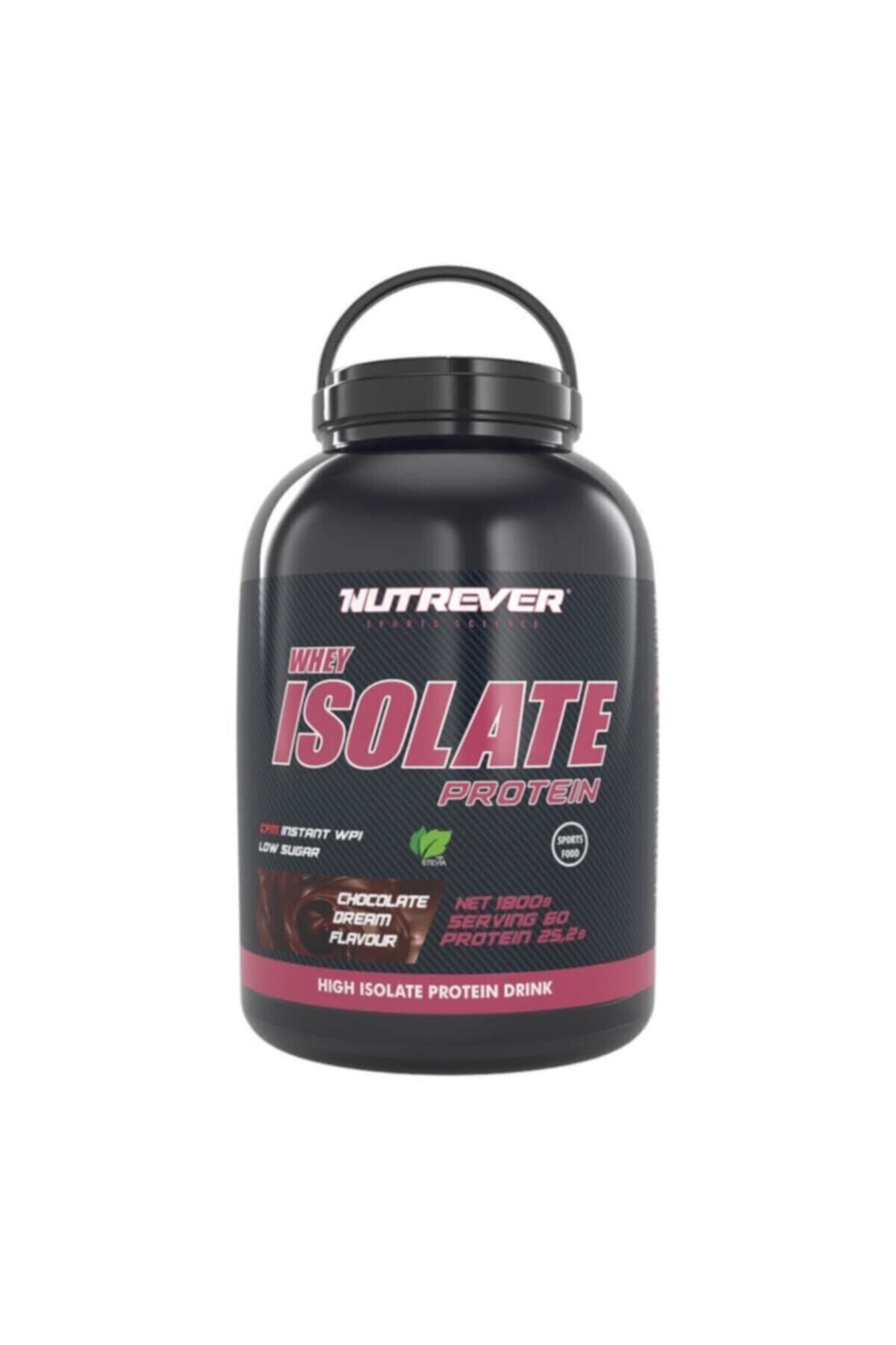 Nutrever Whey Isolate Çikolata Aromalı 1800 gr