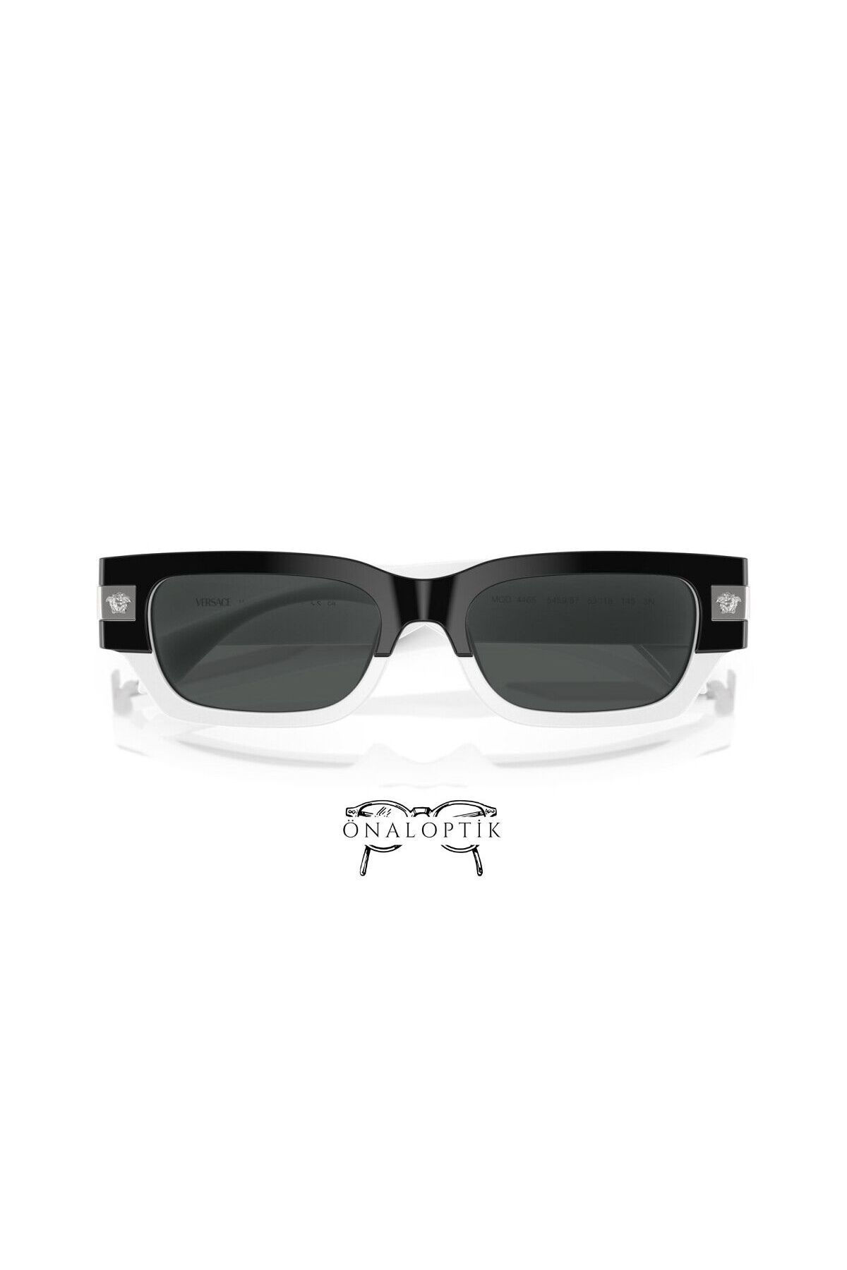 Versace-نظارات شمسية للجنسين - موديل MOD.4465 5459/87 53/18 145 3N 5