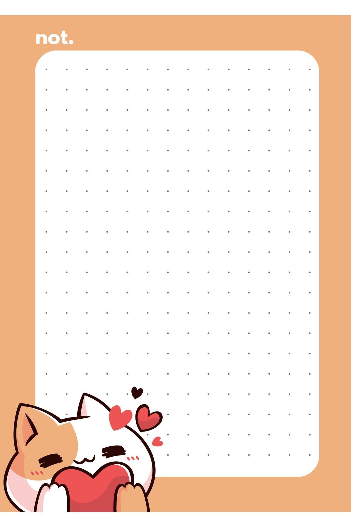 Srctech-50 Sheets Cute Cats A6 Notepad - Set of 2 2