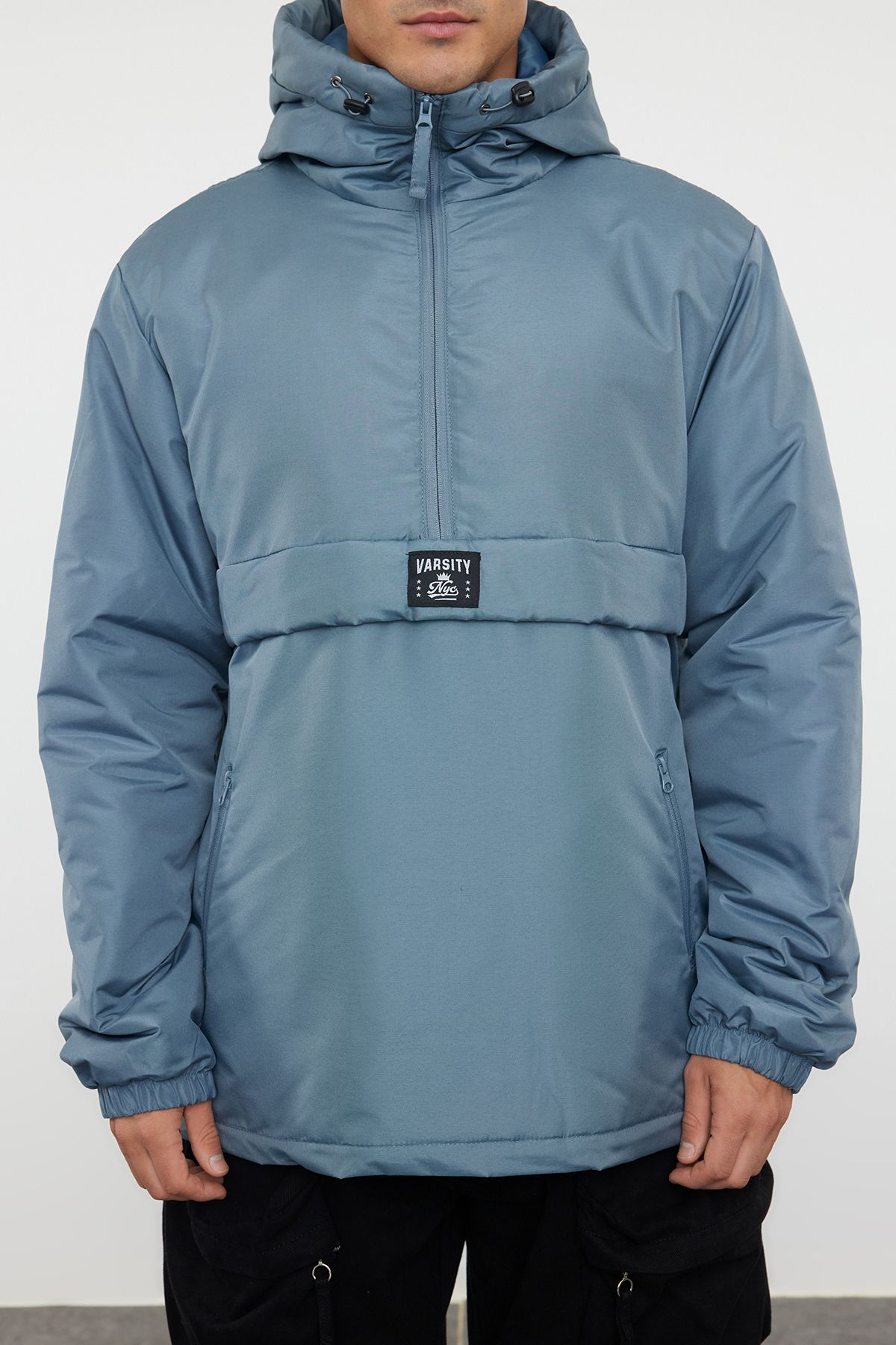 Trendyol Collection-Winter Mint Regular Fit Windjacke – Känguru-Modell TMNAW25MO00014 3