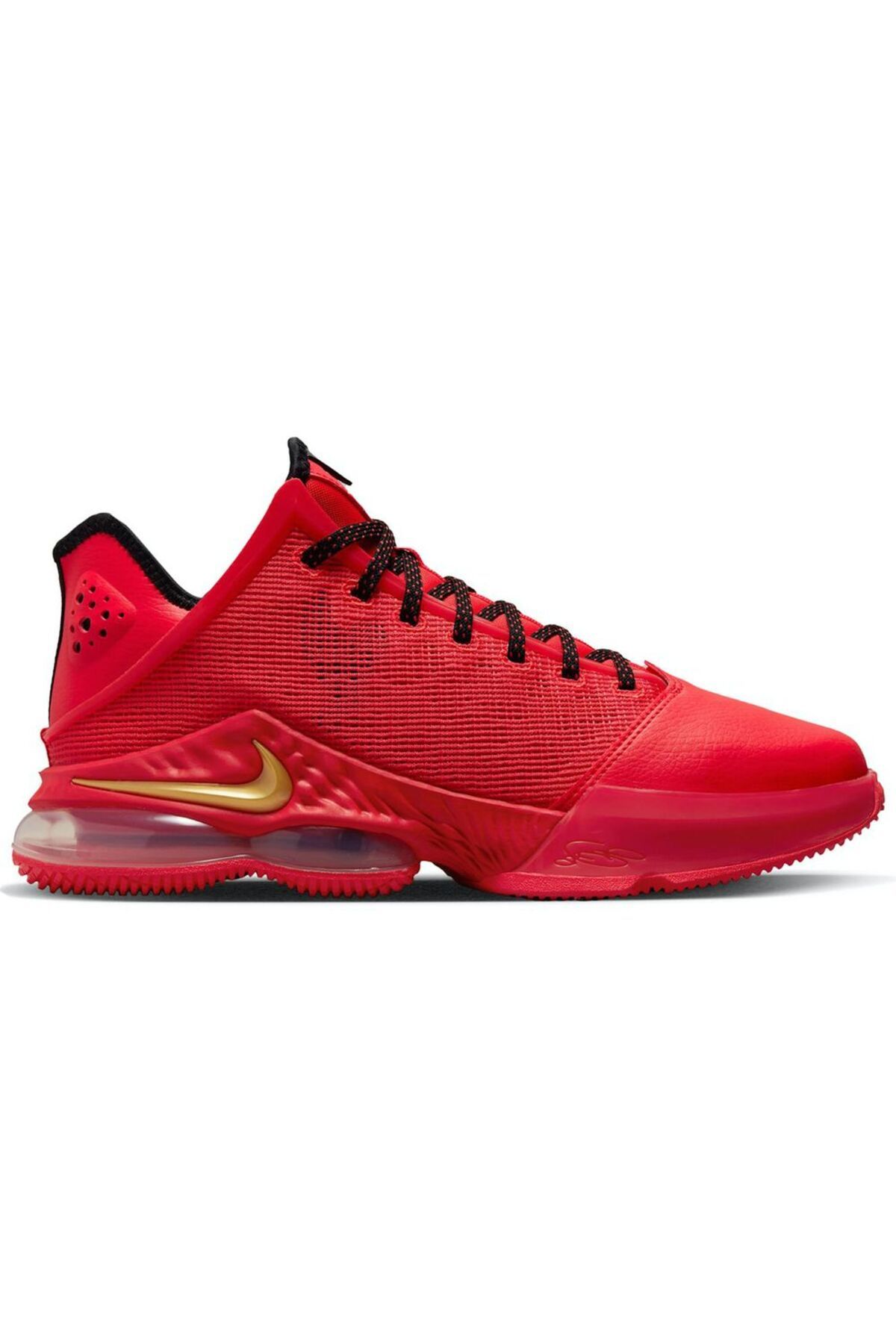 کفش بسکتبال قرمز مردانه کتانی بسکتبالی مدل lebron 19 miami Nike