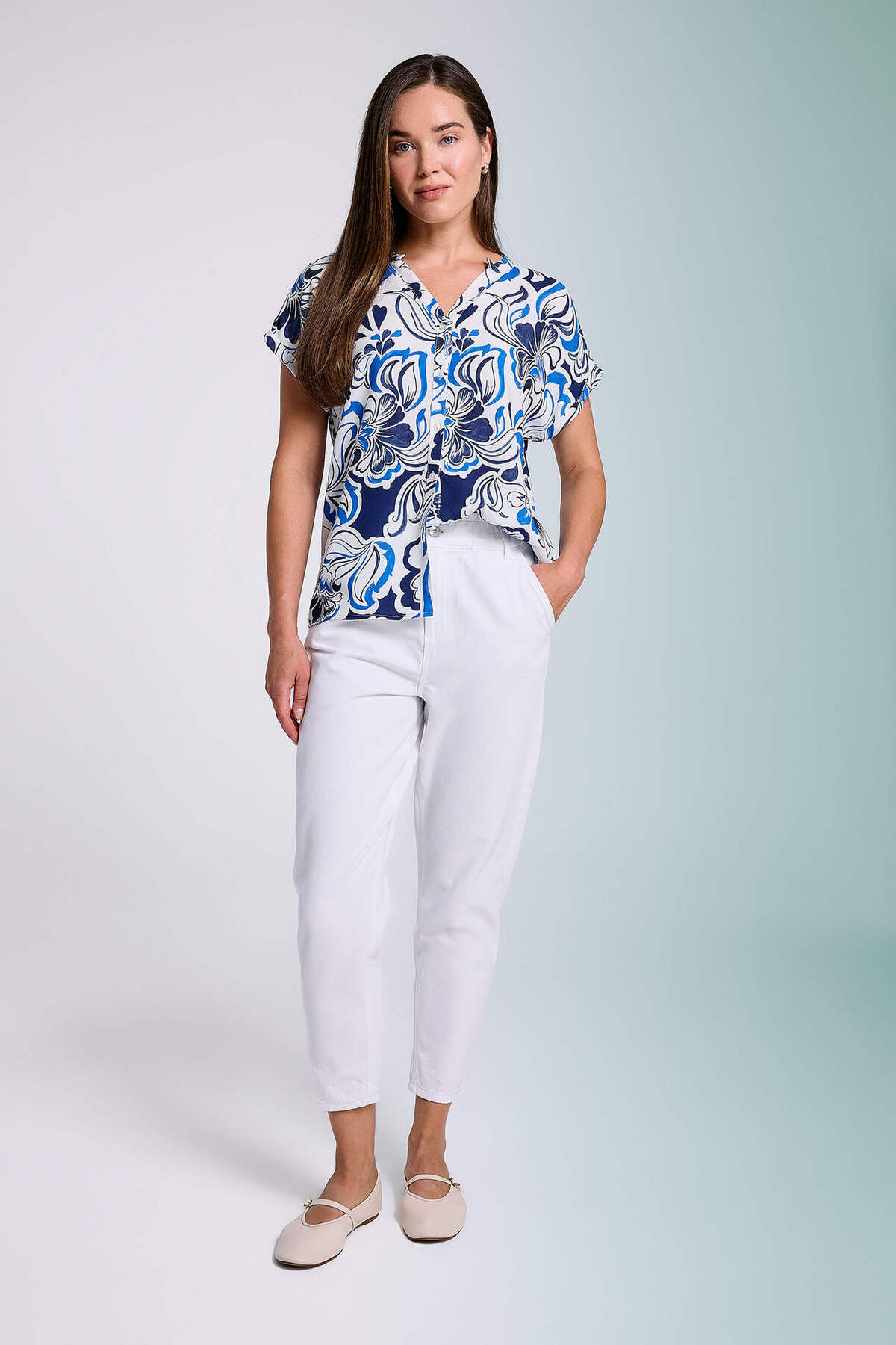 شومیز زنانه دفاکتو | I6173AZ23SM Defacto - Image 2