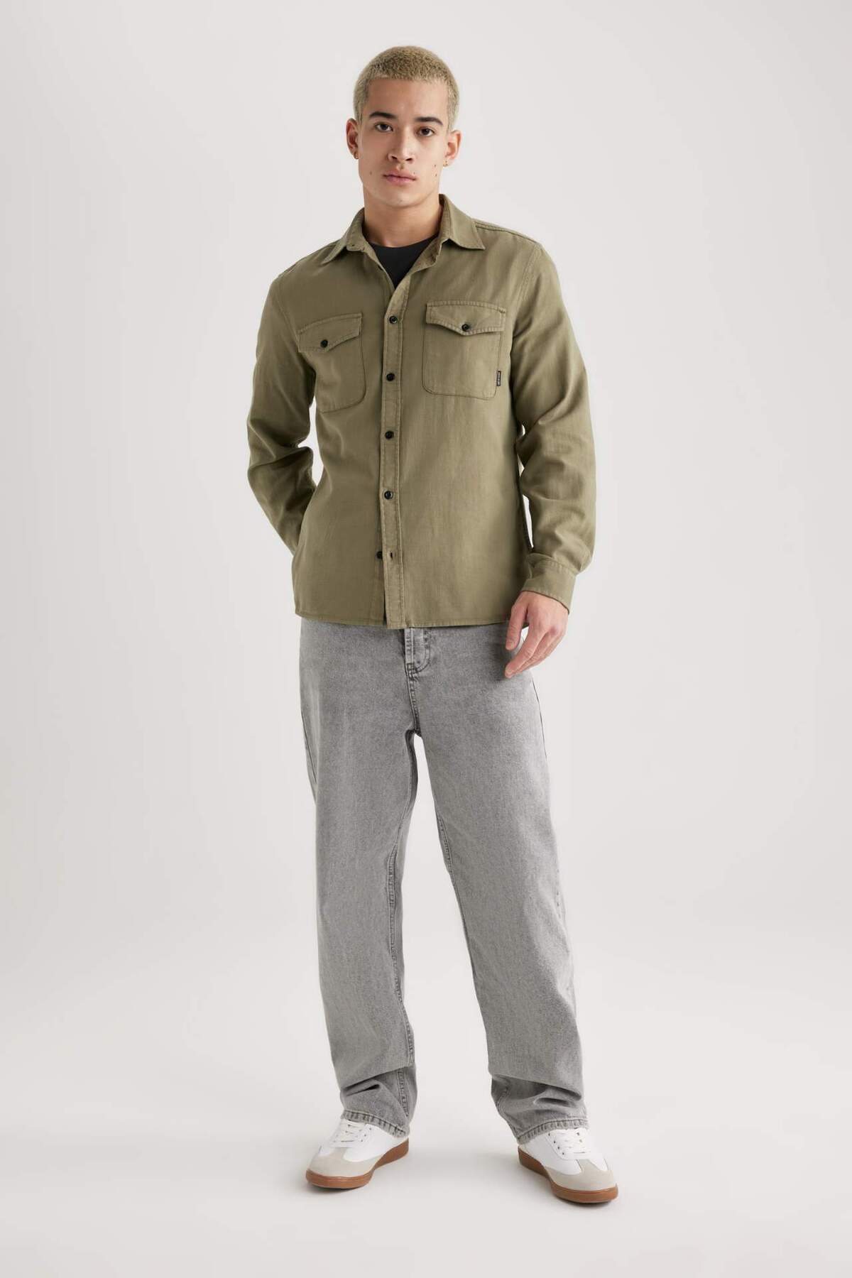 پیراهن مردانه دفاکتو | B2654AX23AU Defacto - Image 2