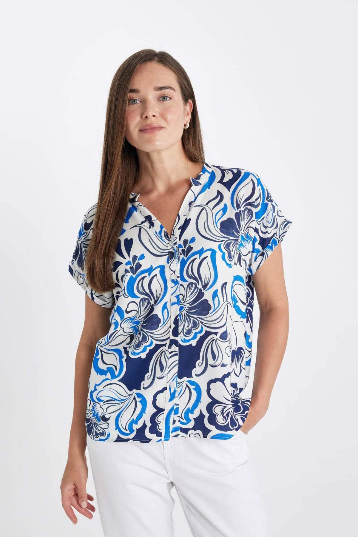 شومیز زنانه دفاکتو | I6173AZ23SM Defacto - Image 7