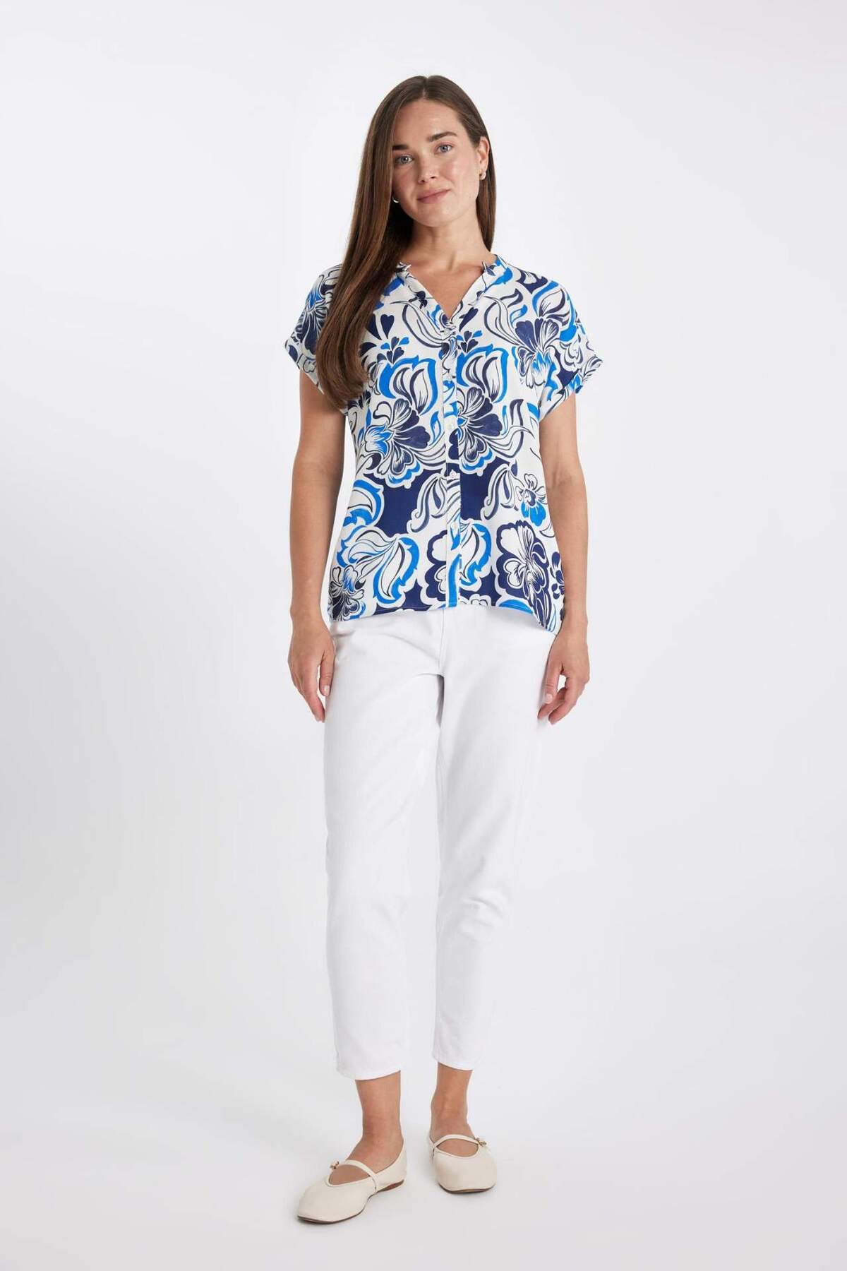 شومیز زنانه دفاکتو | I6173AZ23SM Defacto - Image 6