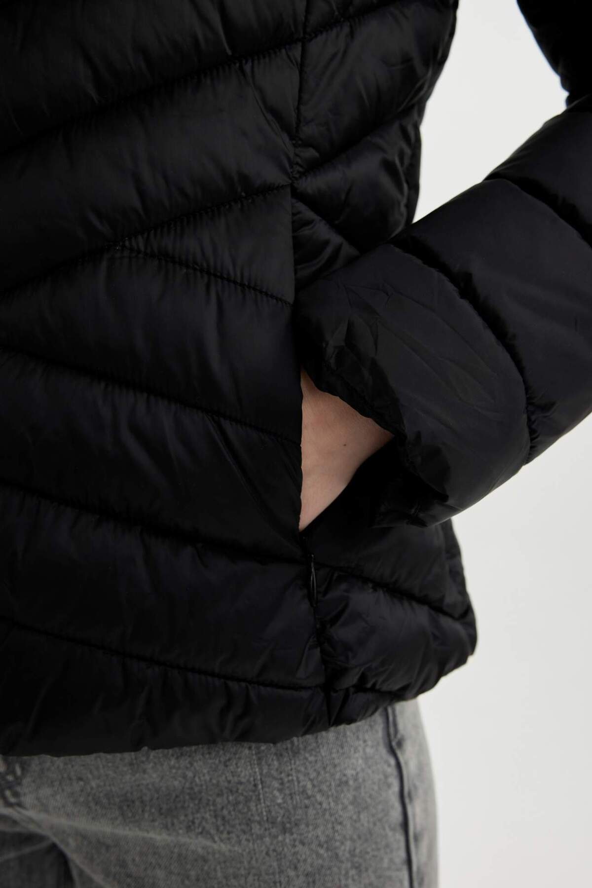 کاپشن زنانه دفاکتو | B2030AX24SP Defacto - Image 5