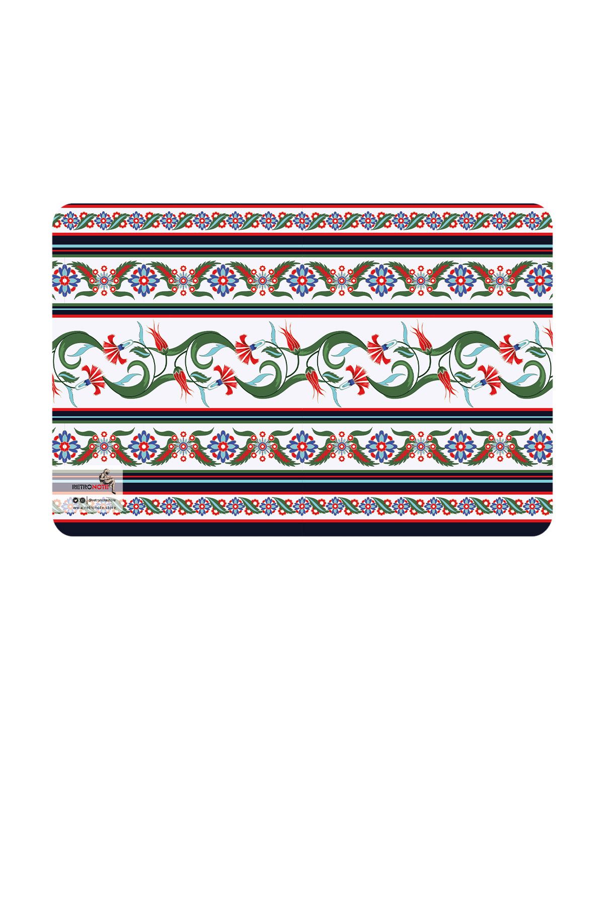 retronote-1 - Unlined Anatolian Motifs Notebook Set - 64 Pages - 14x21cm 4