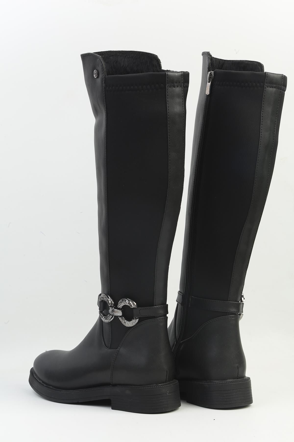 Pierre Cardin-® |   PC-54121 - 3076 جلد أسود - أحذية نسائية 3