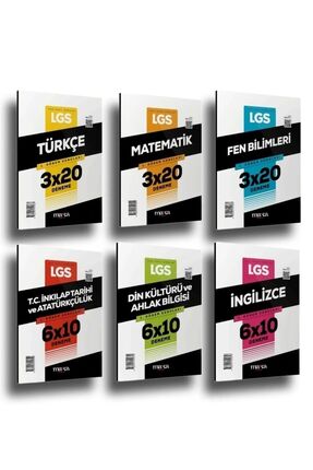 Marka Yayınları Lgs 2026 1.dönem Deneme Seti Türkçe Matematik Fen Inkılap Din...