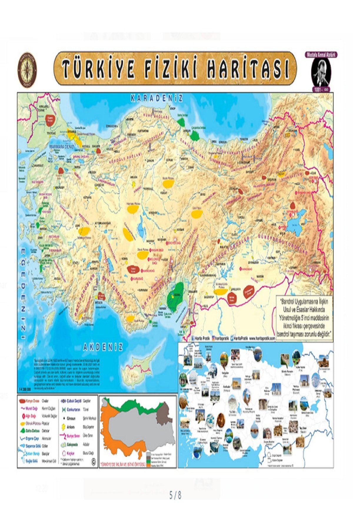 entarzlife-Map Practical (Middle School) World Political, Physical, Dumb Turkey Political, Provinces, Mute Maps 4