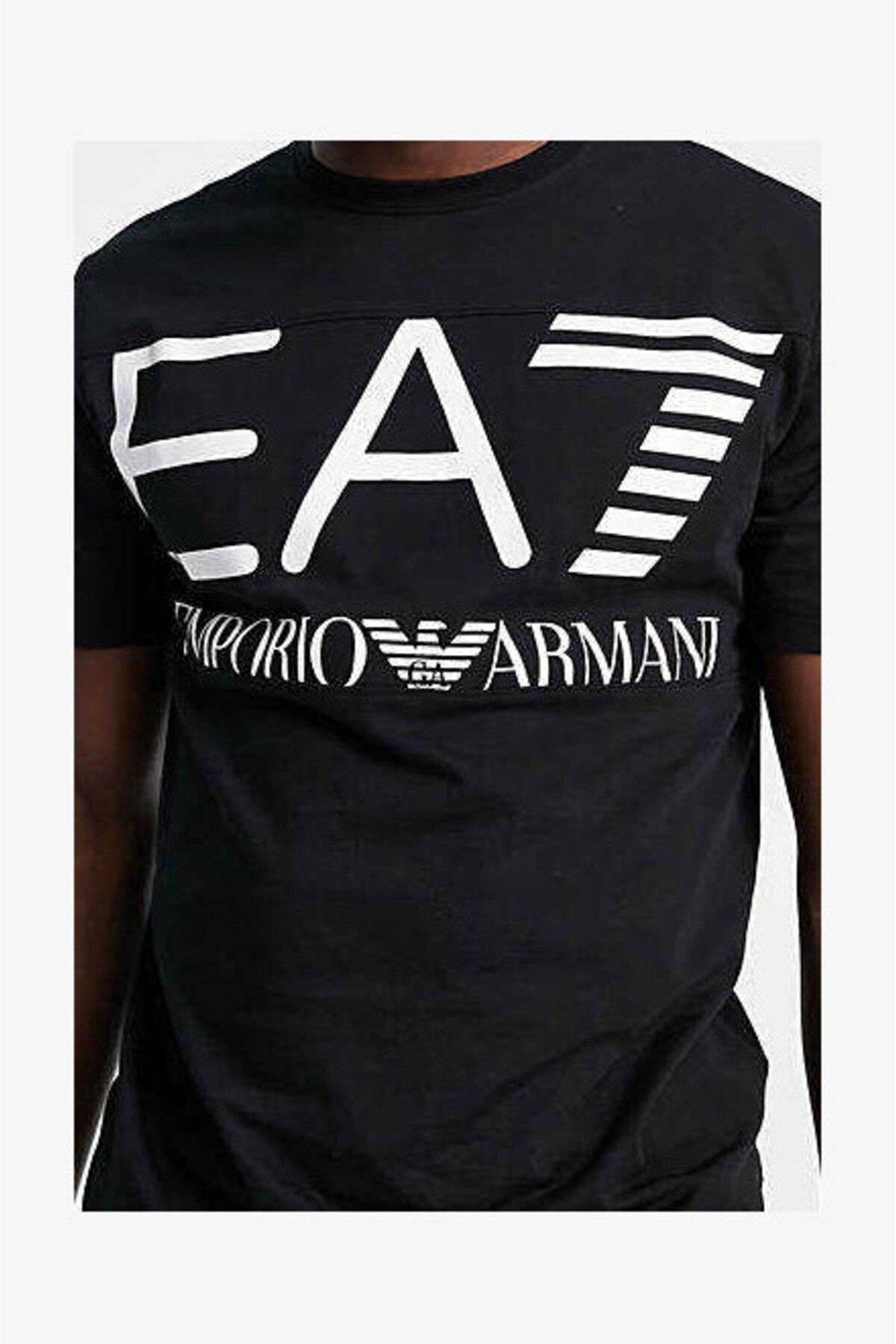 EA7 Erkek EA7 Bisiklet Yaka T Shirt Siyah Fiyat Yorumlar Trendyol