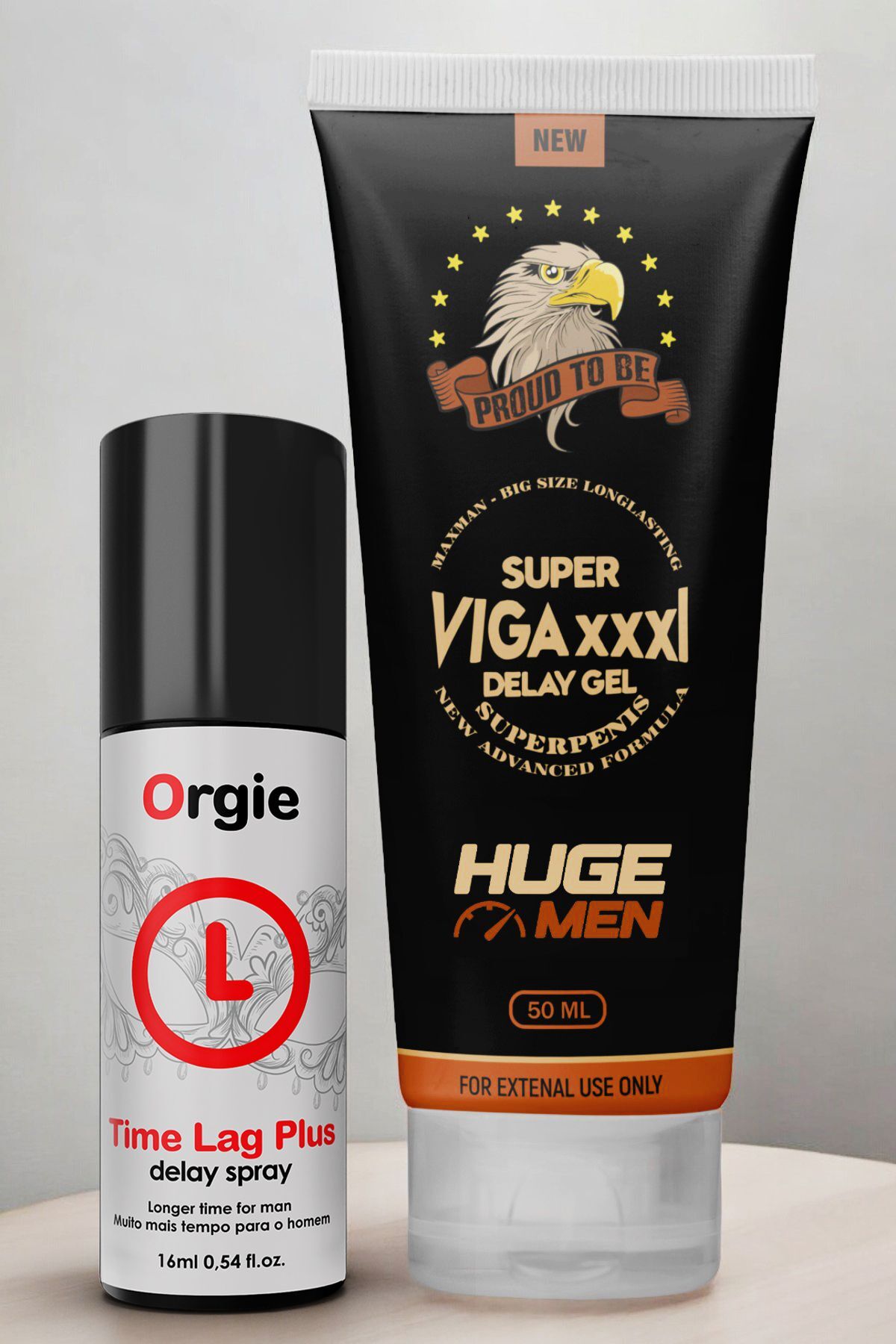 50 ml Penis Büyütücülü ve Geciktiricili 16 ml Sprey Süper Set
