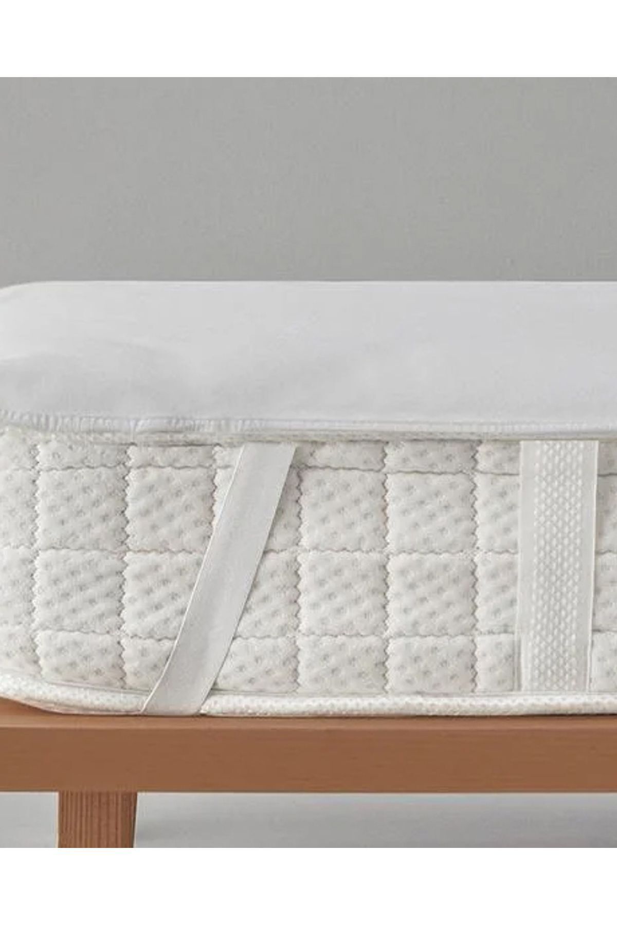 English Home Fresh Touch Polyester - Saltele Duble Albe Rezistente La Lichide - 180 x 200