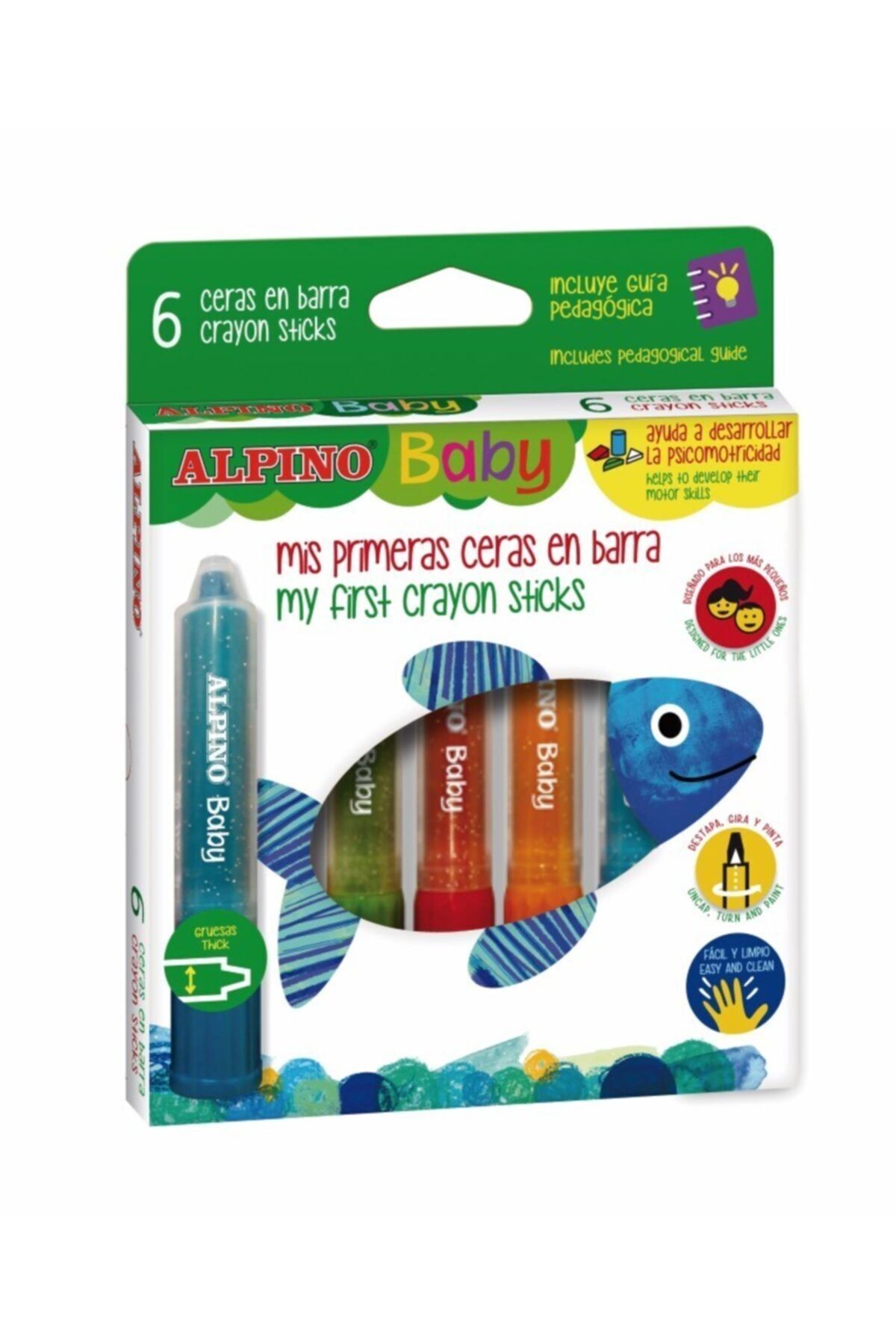 Alpıno Baby Stıck Jel Pastel 6'lı