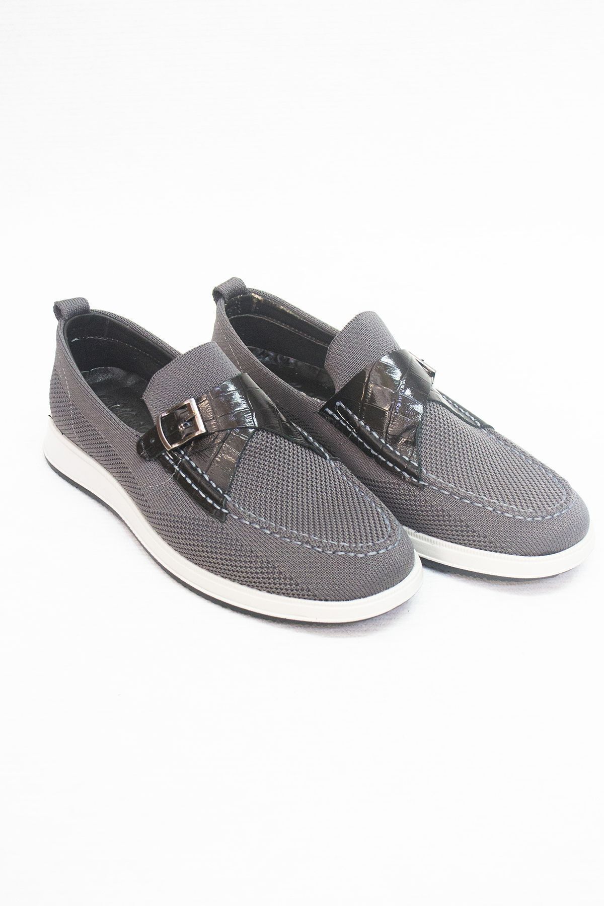 marco bufy-Knitwear Buckle Men's Shoes 1