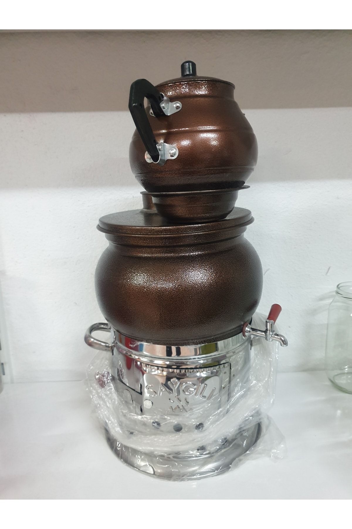 Gurkan Semaver 4,5 Lt Demlik Gurkan Aleminyum 2