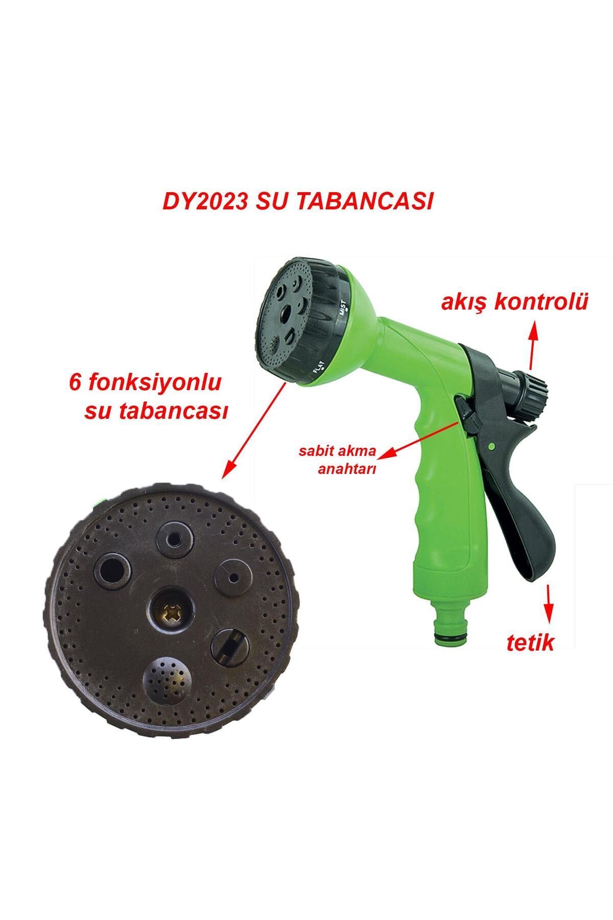 Bahçe Sulama Tabancası Tetikli Ayarlı Tabanca Otomatik 6 Fonksiyonlu 3