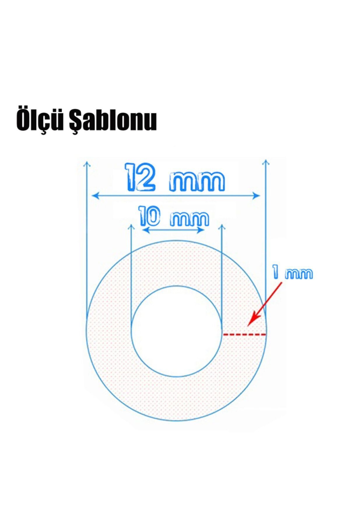 30 Metre Şeffaf Terazi Hortumu İç Çap 10 Mm Termosifon Otomobil Kapı Fitili 3