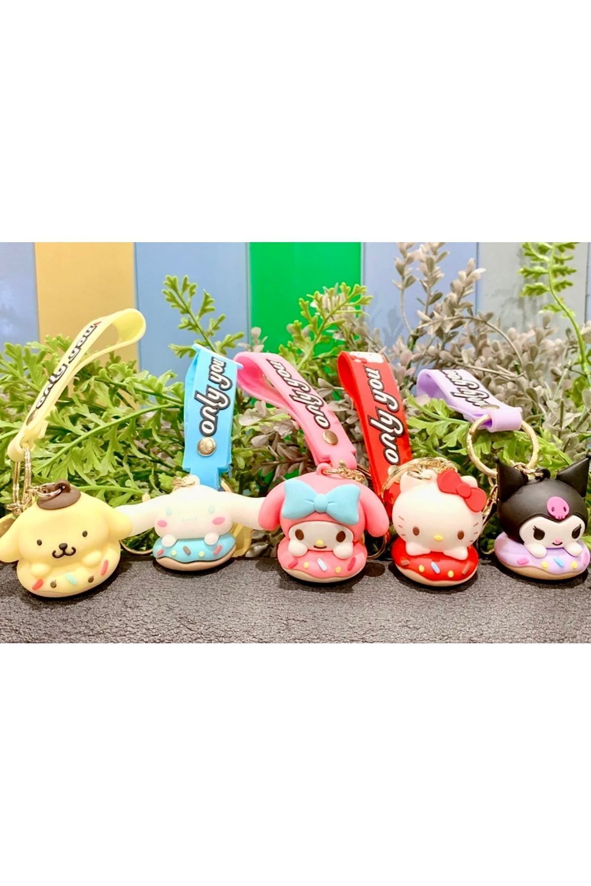 Meyra Accessories 1 Adet Sevimli Kuromi Cinnamaroll Mymelody Antarlıklar Çanta Araba Kapı Süsü Hediyelik Anahtarlık fotoğrafı 2 (önizleme)