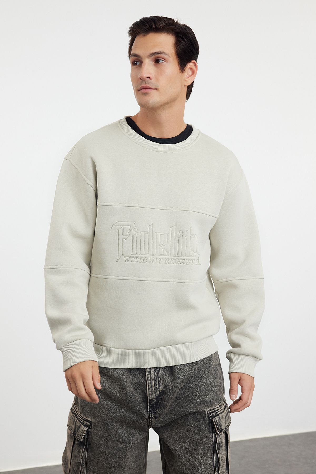 trendyol-man-mens-brown-slogan-long-oversize