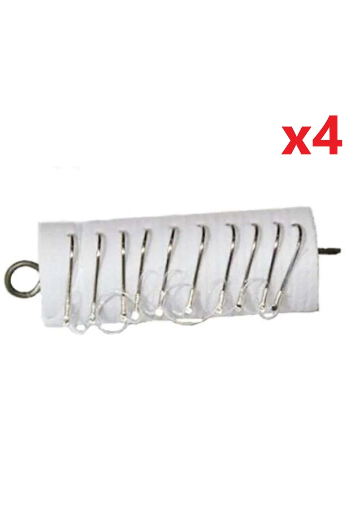 ست چوب ماهیگیری سفید قبرس HOOK FLAT TYPE 4AD. مولت 10 1PK. oskar