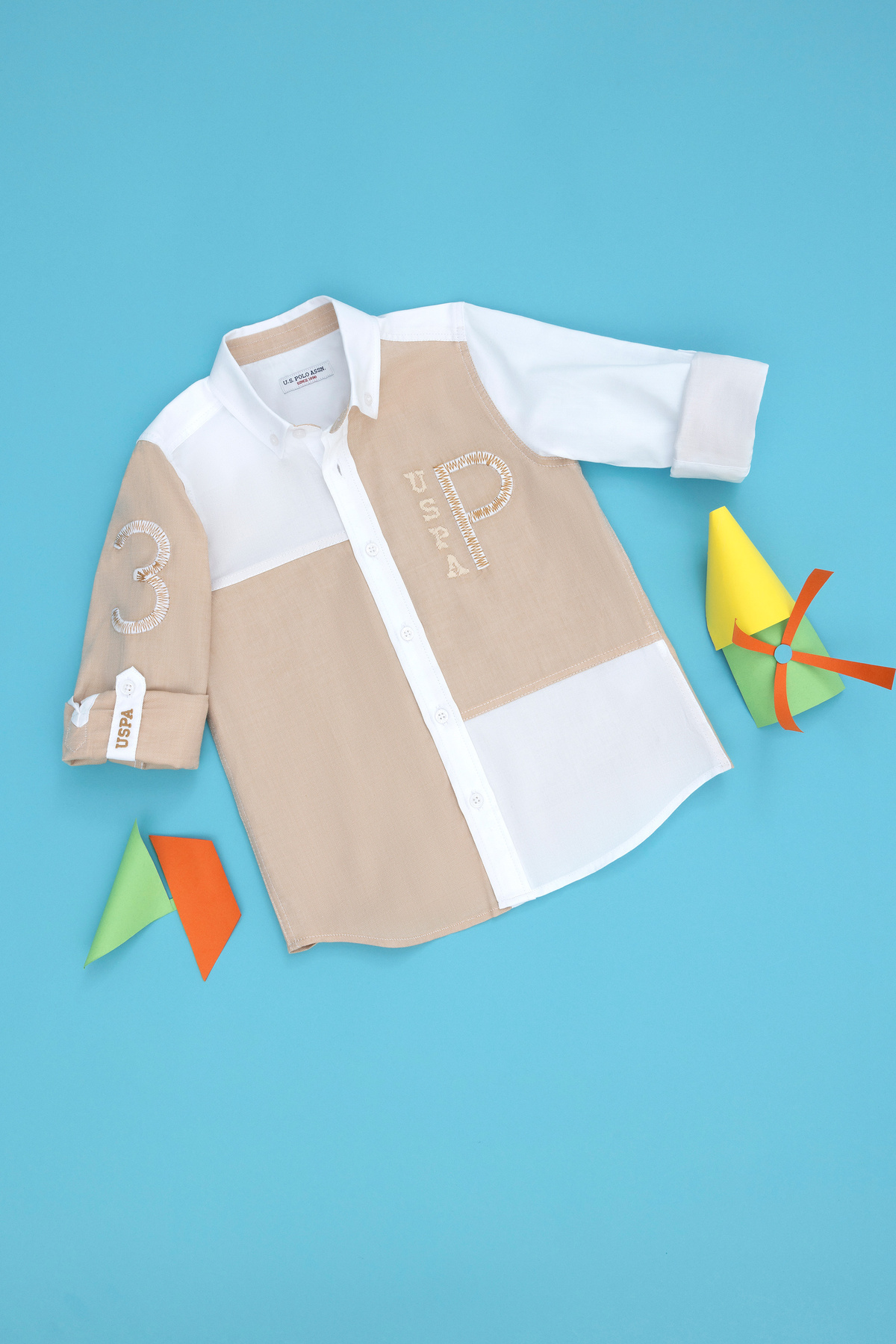 پیراهن آستین بلند پسرانه 50272397-VR085