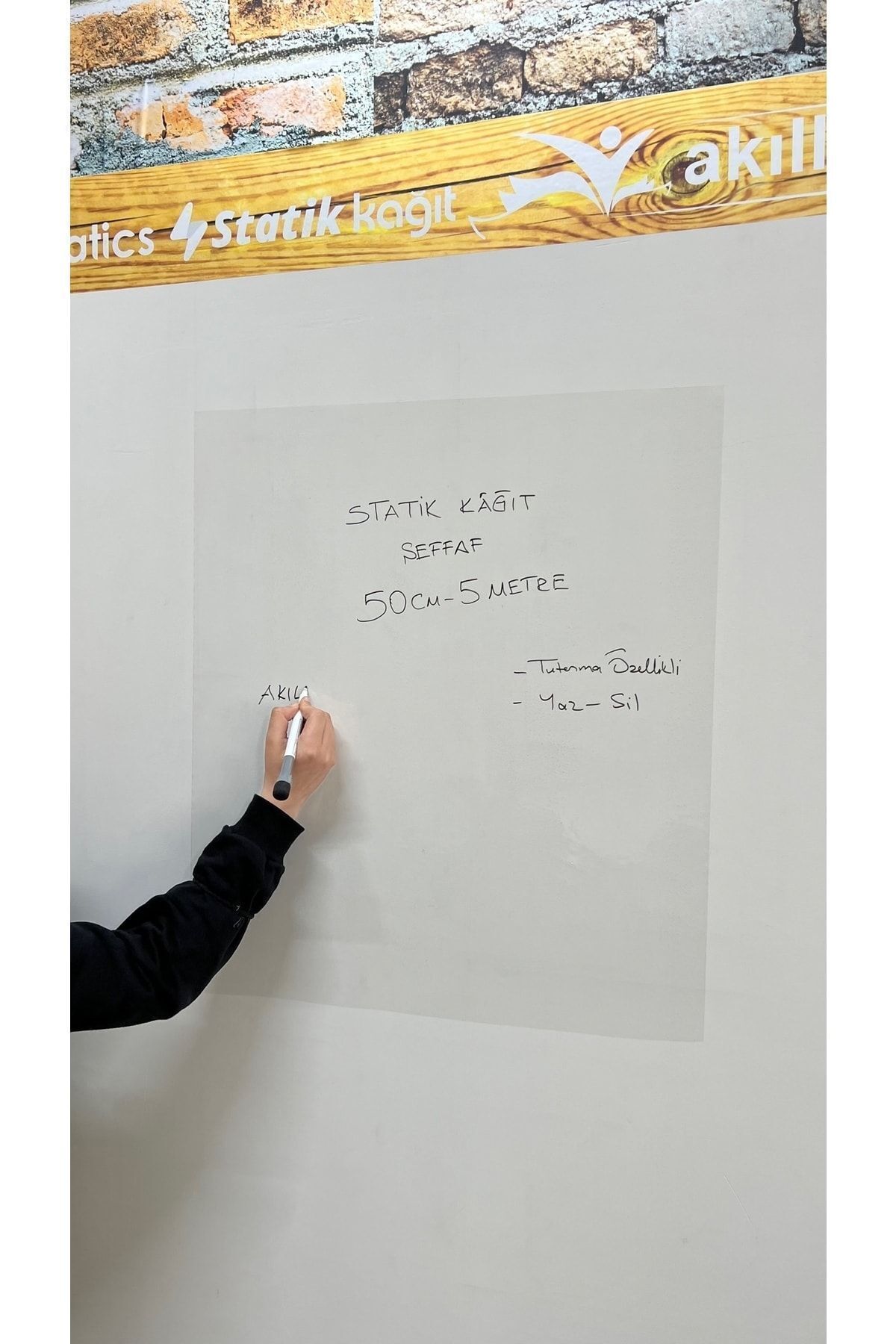 ELİSRA-Disposable Static Paper 50 cm X 5 Meter Smart Transparent Board 4