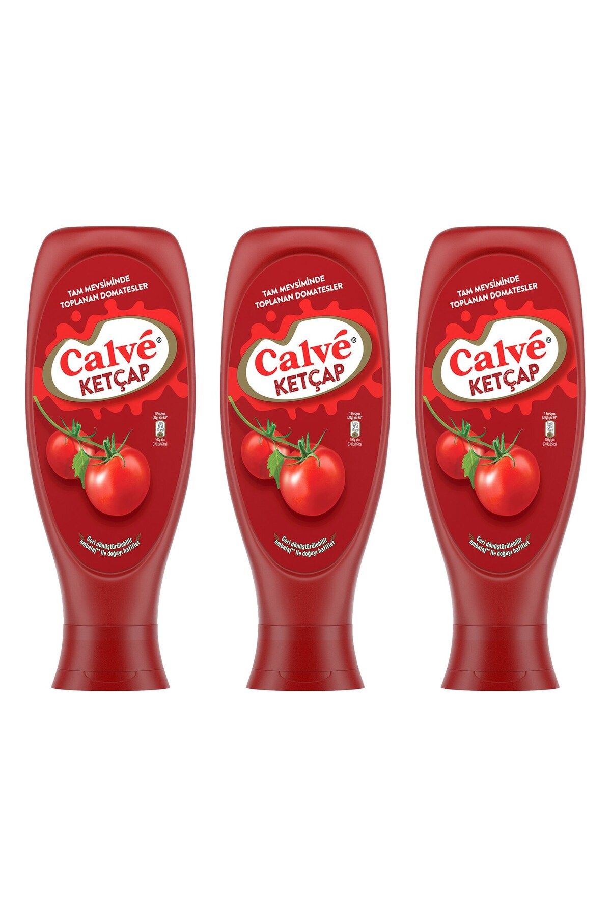 Calve Ketçap 610 gr x 3 Adet