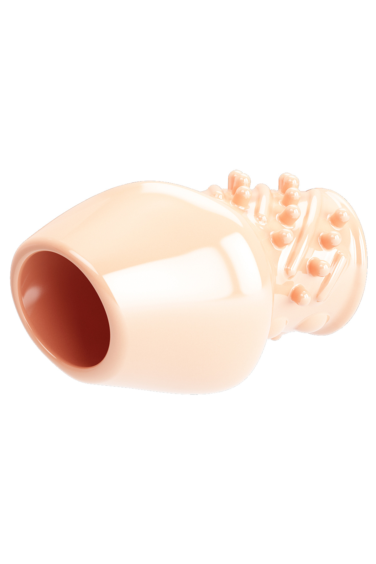 Truva Shop Ucu Açık Soft Yapıda Tırtıklı Güçlü Penis Kılıfı Penis Kafes 6
