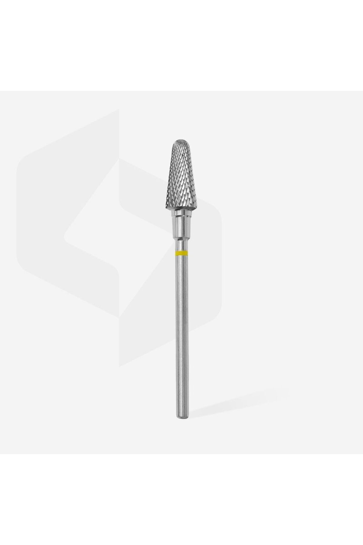 آسیاب مخروطی کوتاه آلیاژی سخت، زرد، قطر 6 میلی متر / بخش کاری 14 میلی متر STALEKS