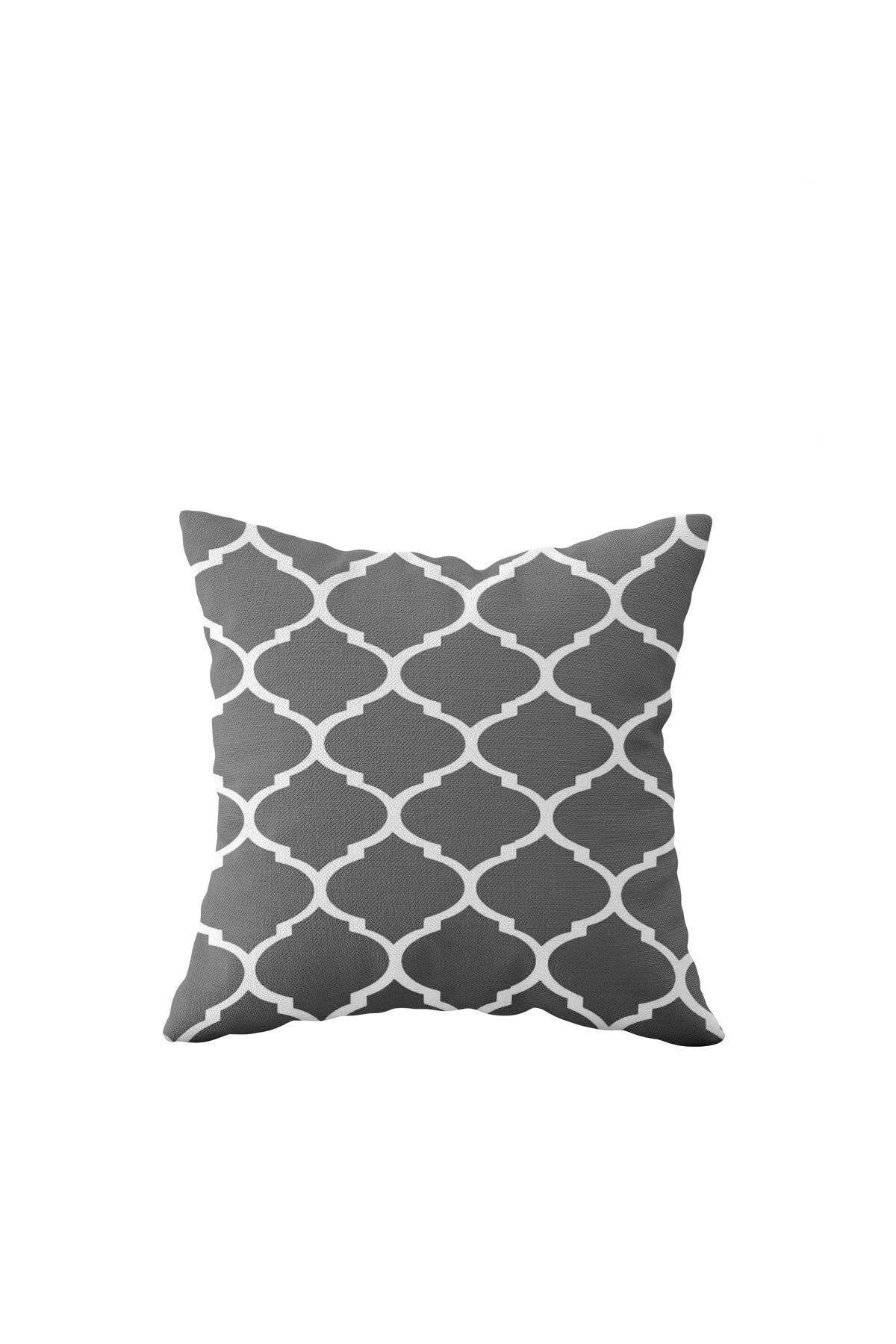 on the clouds-Gray Drop Pattern Single Side Hidden Zipper Pillowcase Throw Pillow Sofa Pillowcase 1