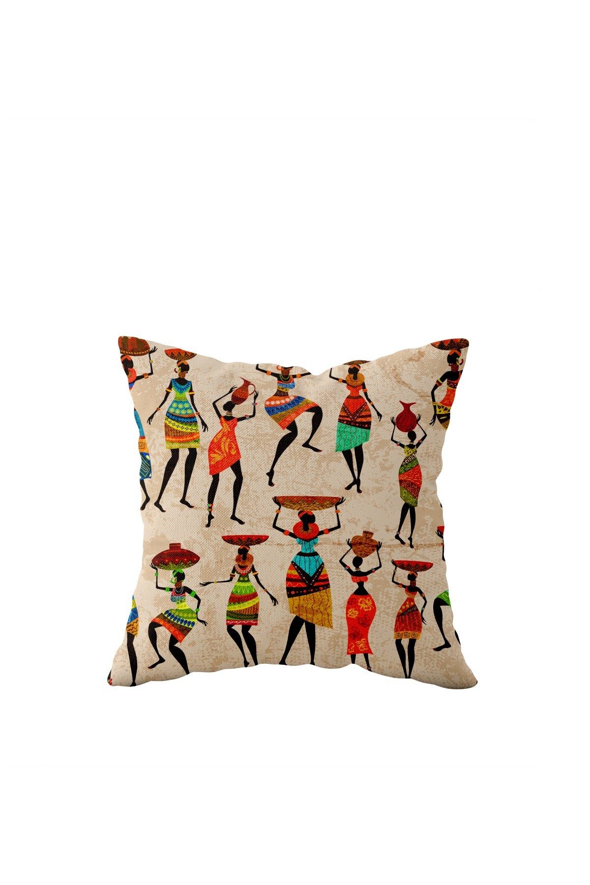 on the clouds-Black African Patterned Single Side Hidden Zipper Pillow Case Throw Pillow Sofa Pillow Case 1