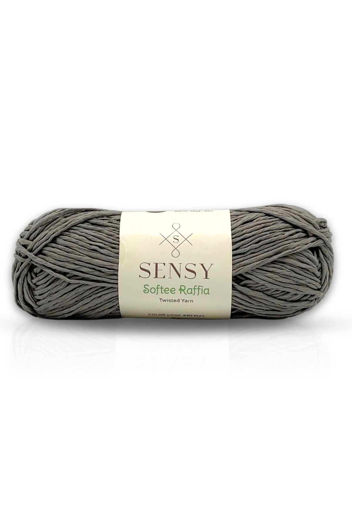 Premium Softee Raffia Soft Raffia Rope Paper Rope Crochet Rope Hand Knitting Rope Hobby Rope Underplate Yarn Bag Rope Grey