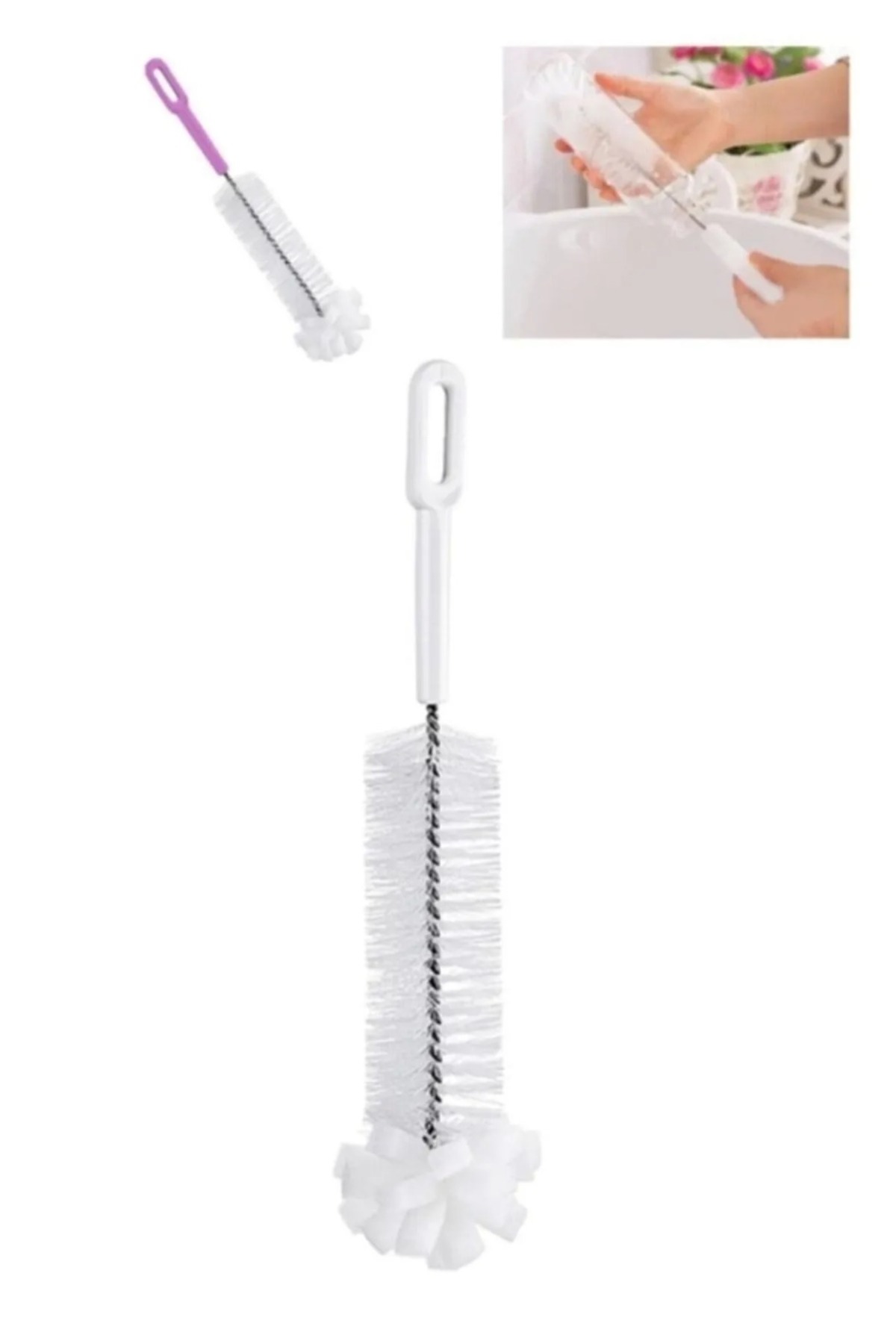 MG HOME 1 ADET ŞİŞE TEMİZLEME BİBERON TEMİZLEME FIRÇASI fotoğrafı 2 (önizleme)