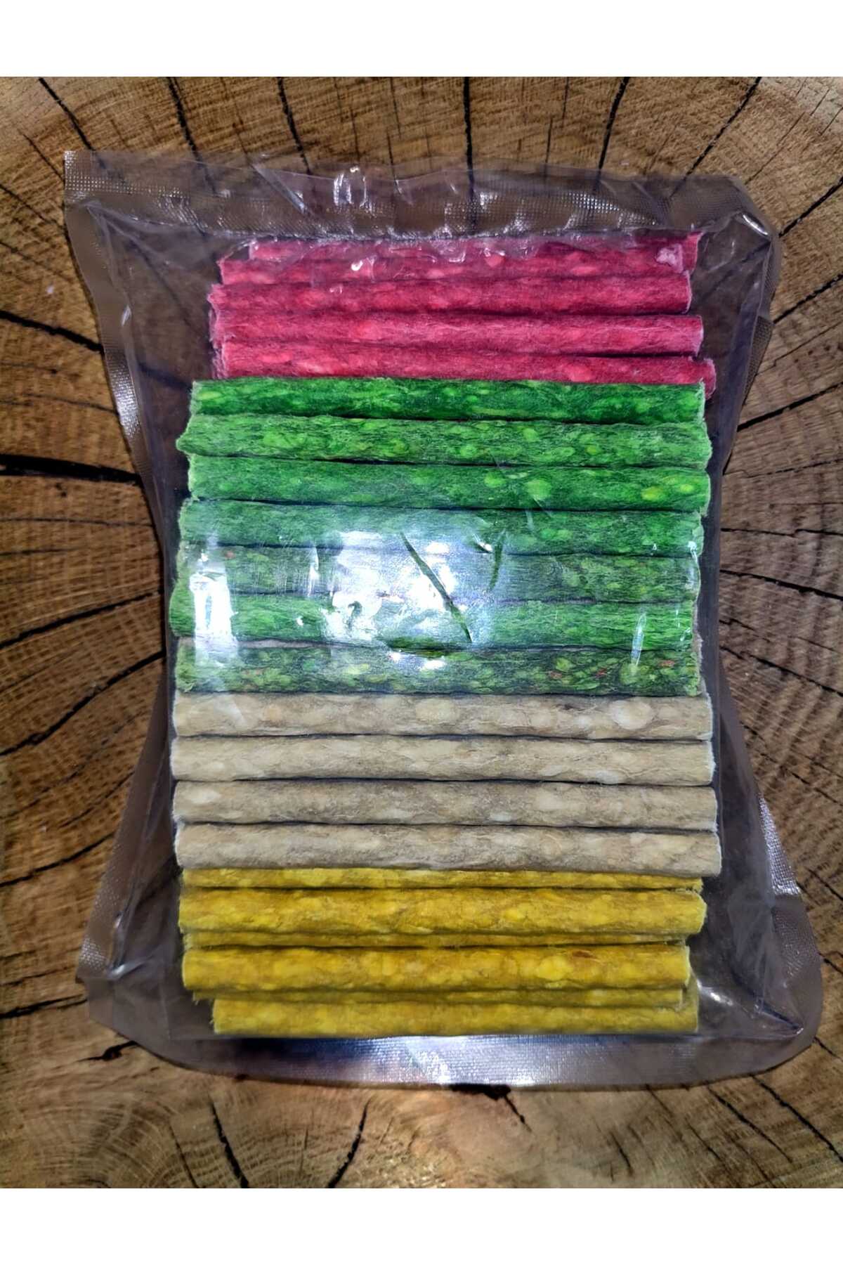 Prochef 100 Adet Tombul Stiks Renkli Munchy Çubuk ( 700/800 Gr - Köpek Kemiği & Ödül Maması )