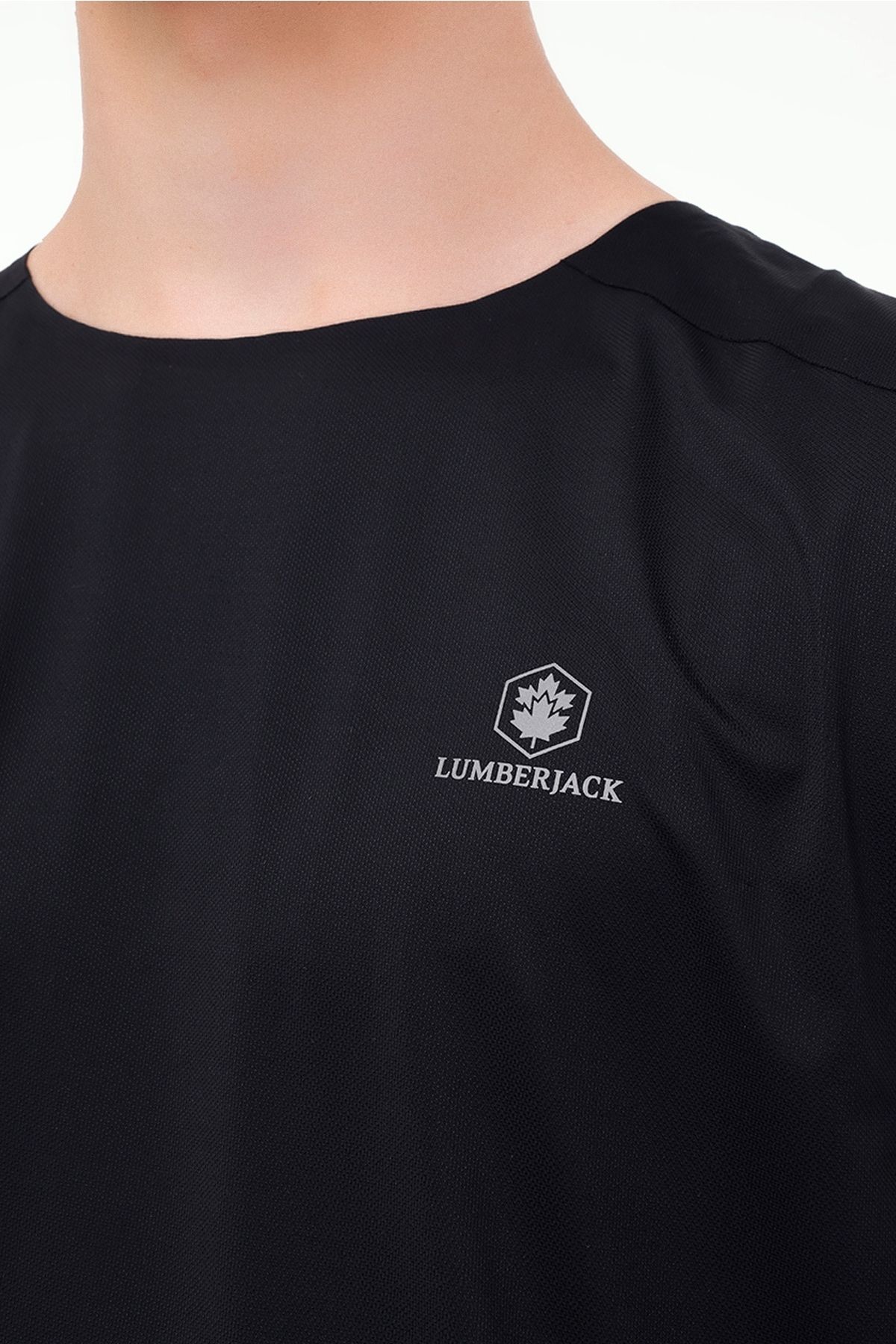 lumberjack-Tricou ML CLIFF 4FX negru pentru bărbați - 10C-PRF44001 4