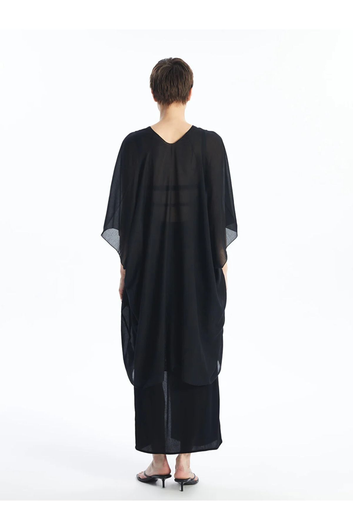 Şal Yaka Düz Kimono