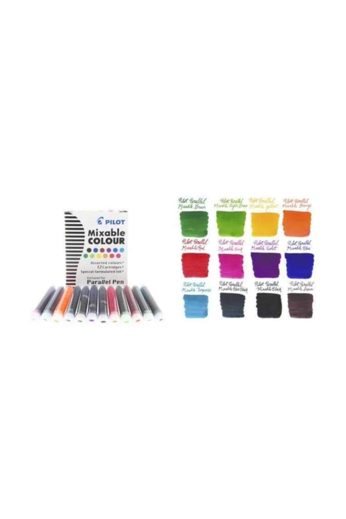 Pilot-Parallel Pen Original Cartridge 12 Different Colors 3