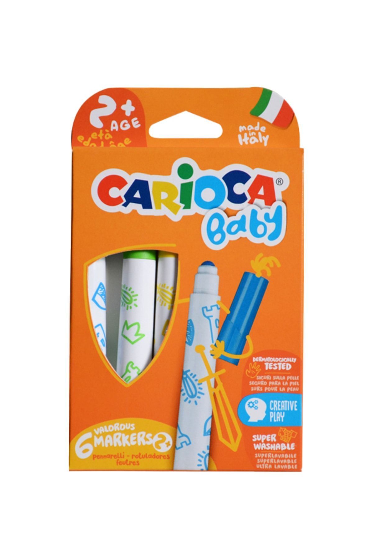 ست رنگ آمیزی PEN FELE SHALLABLE SHAMBO 6 مجموعه کتاب Carioca
