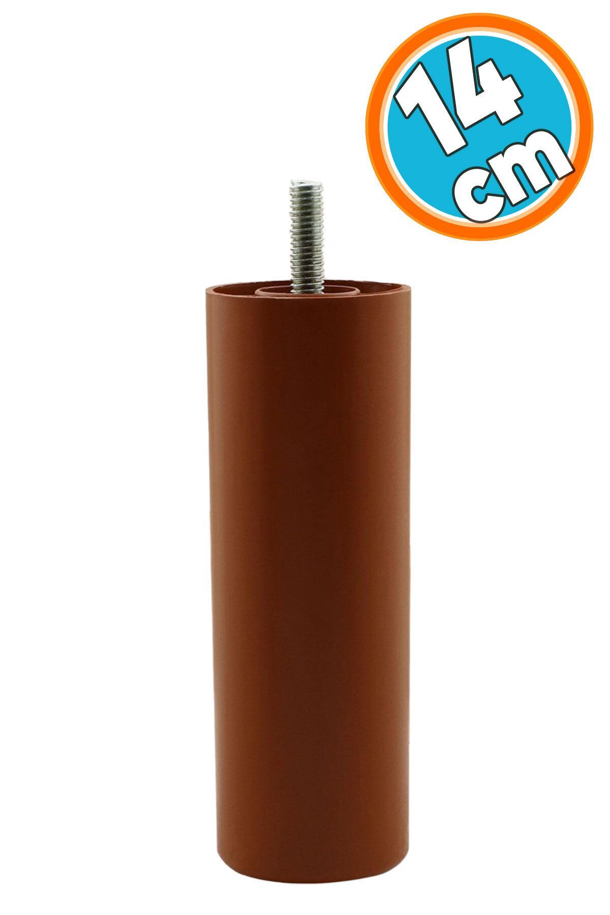 NZB Mobilya Kanepe Sehpa TV Ünitesi Koltuk Gizli  Orta Destek Ayağı 14 cm Kahverengi Baza Ayak