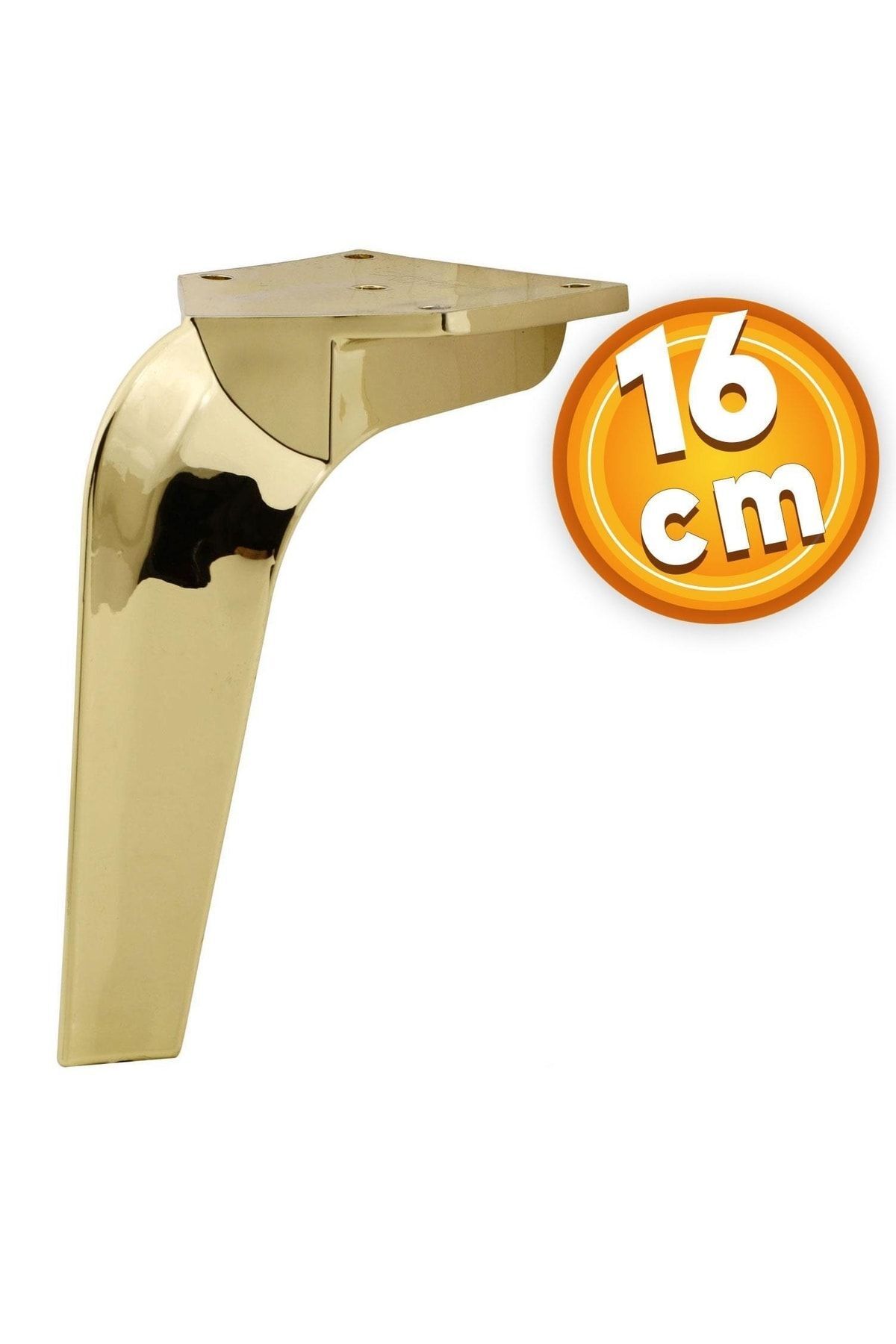 Luxury Furniture Sofa Coffee Table TV Unit Sofa Leg 16 Cm Shiny Gold Base Feet