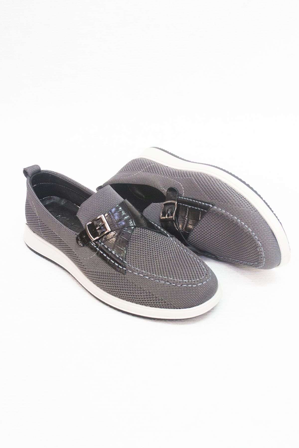 marco bufy-Knitwear Buckle Men's Shoes 4