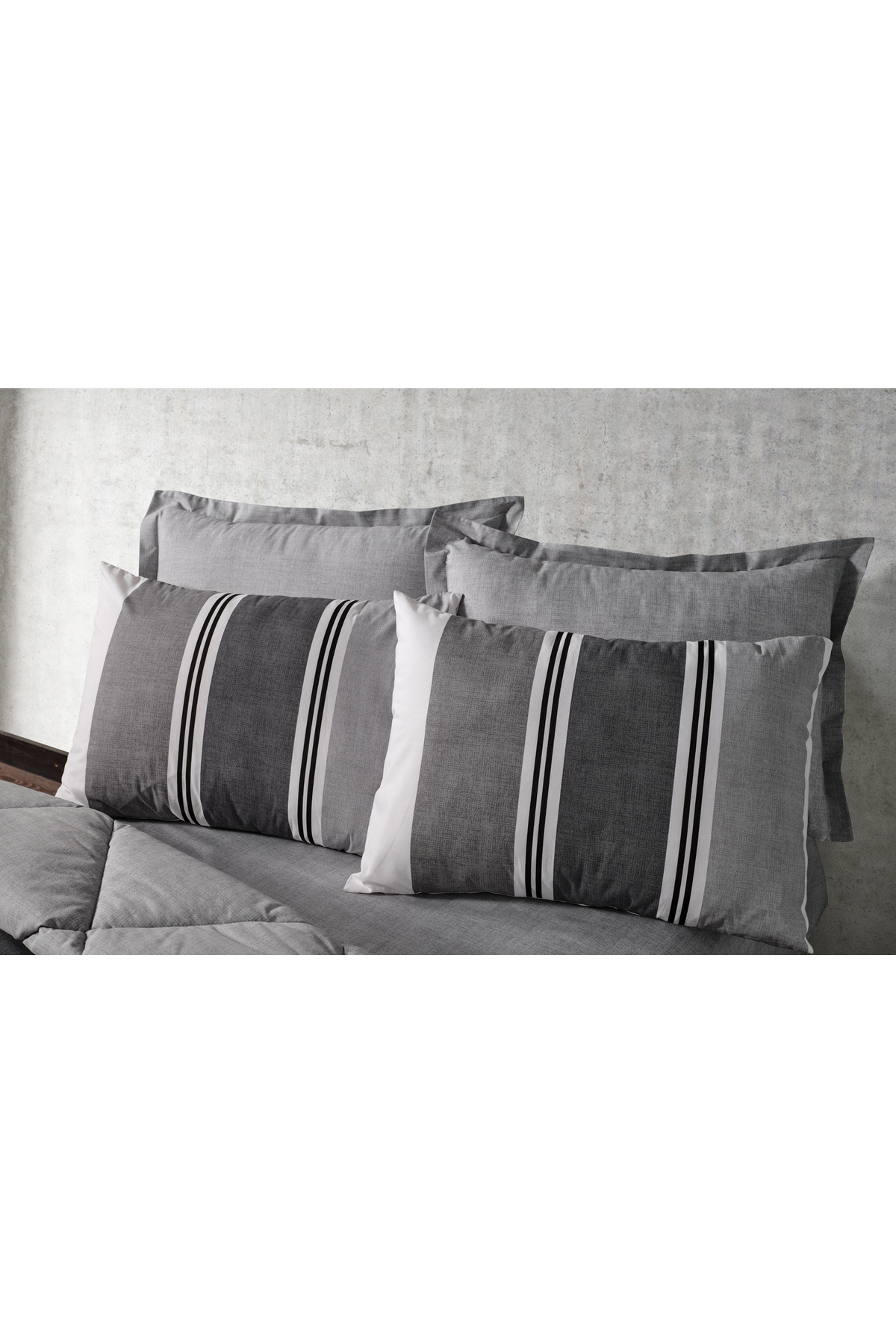 ست خواب دو نفره  خاکستری Doqu Home | 2Q9CMFEASY0020154 اورجینال - تصویر 5
